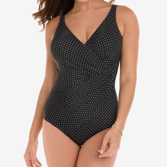 Miraclesuit Other - MIRACLESUIT bathing suit.  Like new. Black and white polkadot. Size 10